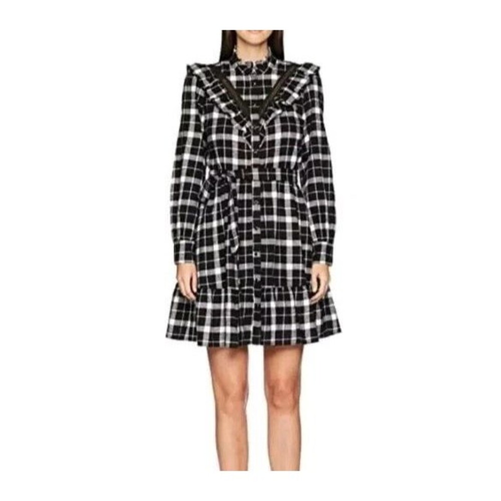 Kate Spade rustic plaid flannel dress M